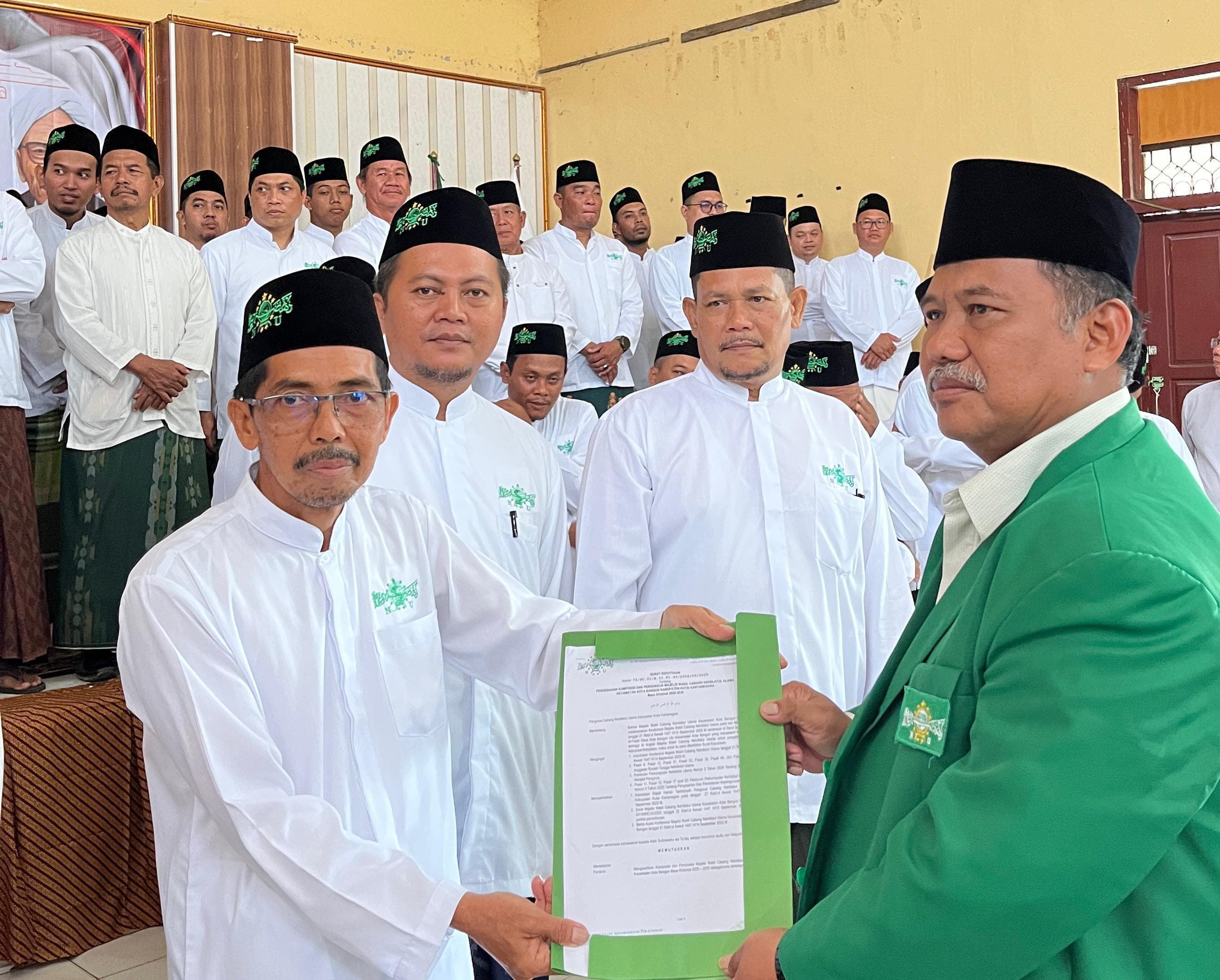 Resmi dilantik, MWC NU, PAC Muslimat NU dan PR NU se-Kota Bangun Siap Teguhkan Peran NU sebagai Perekat dan pemersatu umat